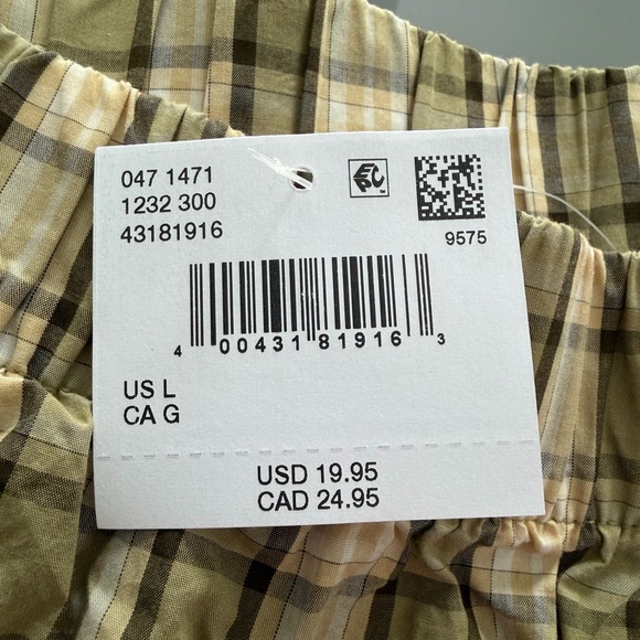 AE Plaid Boxer Sleep Shorts - Picture 5 of 5